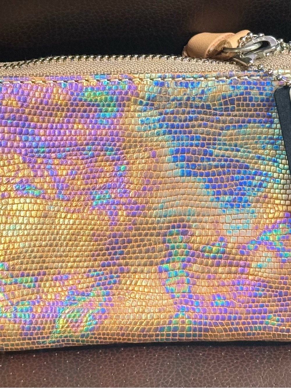 Consuela Gloria Iridescent Zipper Pouch - Picture 2 of 5